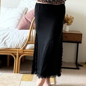 Free People double side slit skirt